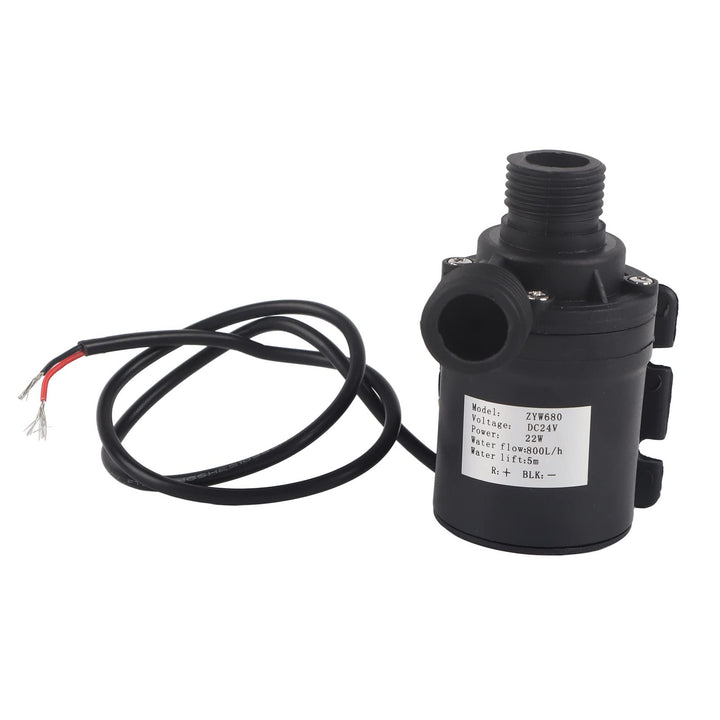 Bürstenlose DC-24V Tauchwasserpumpe für Solaranlage und Aquarium mit Hochleistung, Langzeitbetrieb u