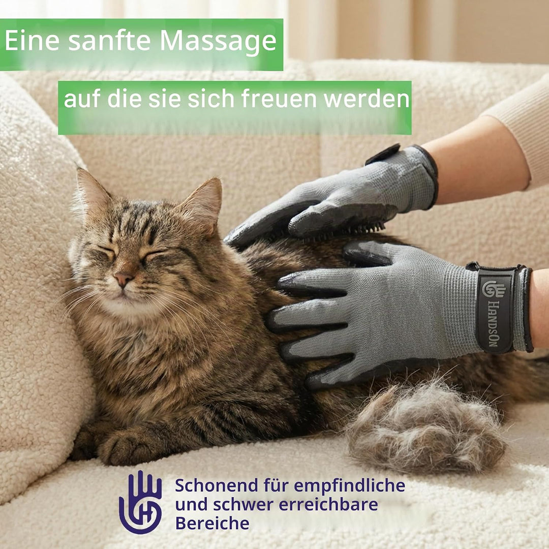 HandsOn Gloves - Der revolutionäre Putzhandschuh aus den USA! Grösse M Schwarz Mittel, Schwarz Mitt