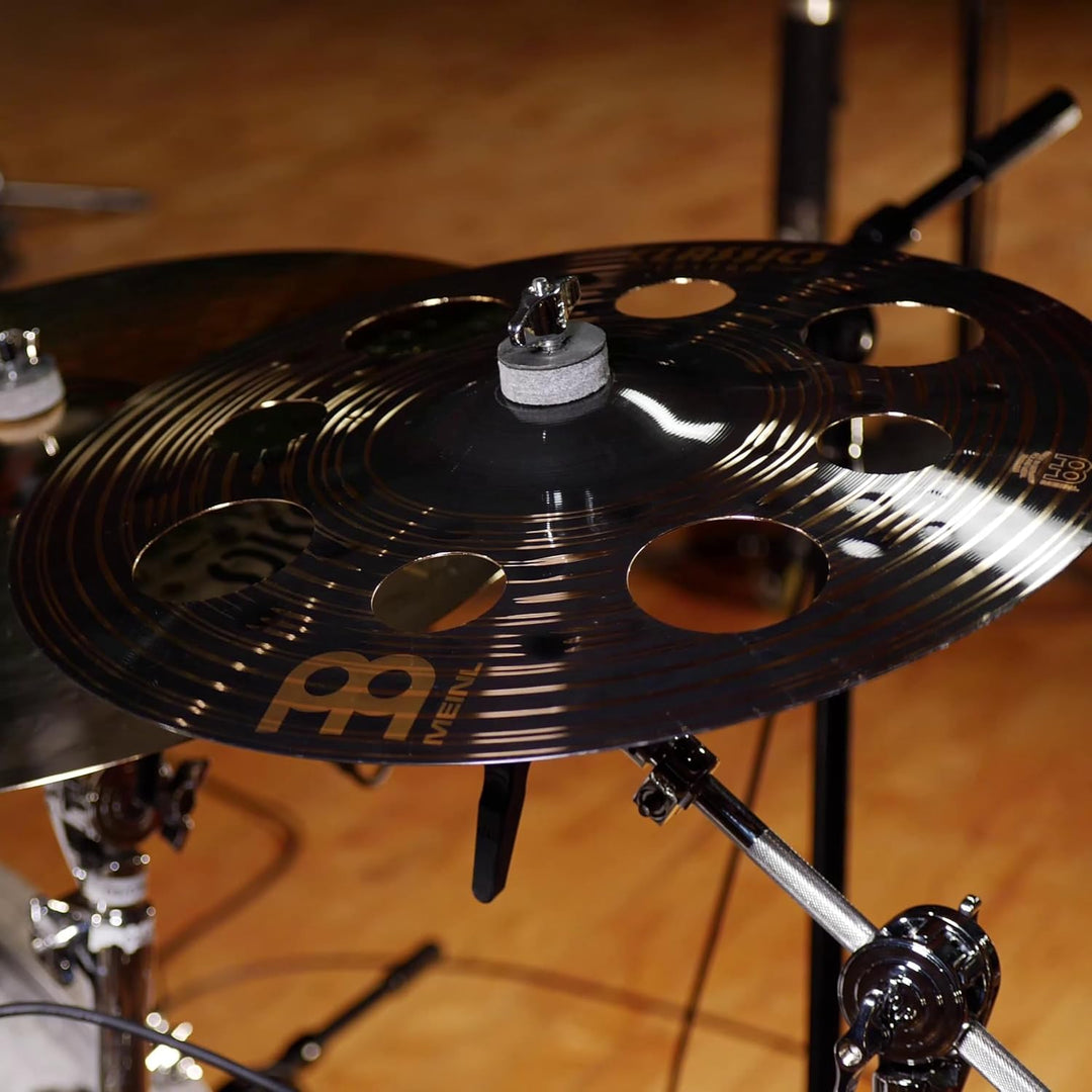 Meinl Cymbals Classics Custom Dark Trash Crash 16 Zoll (Video) Schlagzeug Becken (40,64cm) B12 Bronz