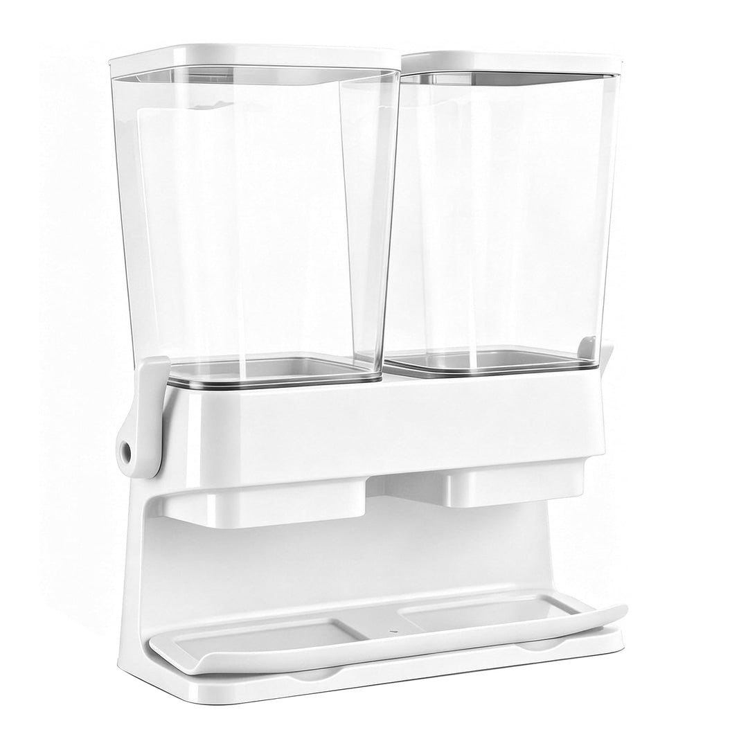 Müslispender 2er Set, 2 x 3L Cereal Dispenser, auslaufsicher & lebensmittelecht, klare Luftdichte Be