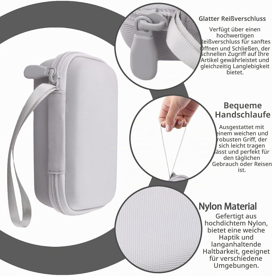 co2CREA Hart Reise Schutz Hülle Etui Tasche für JBL GO 5 /GO 4 /GO 3 tragbarer Bluetooth Lautspreche