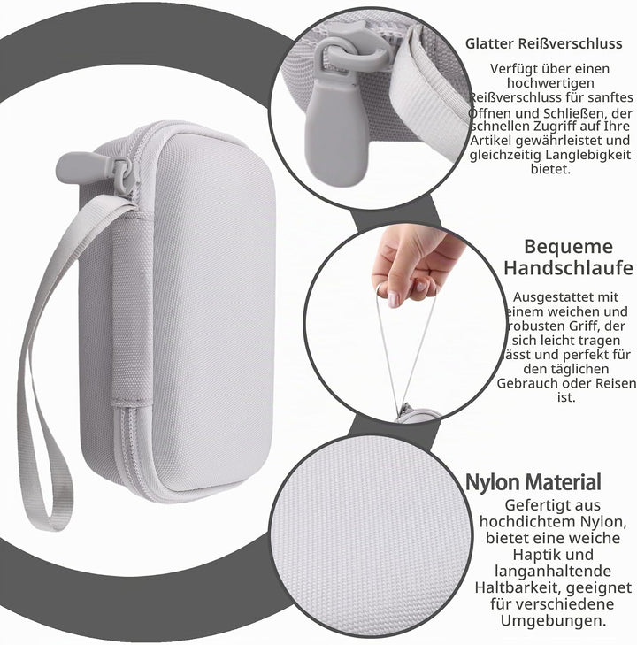co2CREA Hart Reise Schutz Hülle Etui Tasche für JBL GO 5 /GO 4 /GO 3 tragbarer Bluetooth Lautspreche