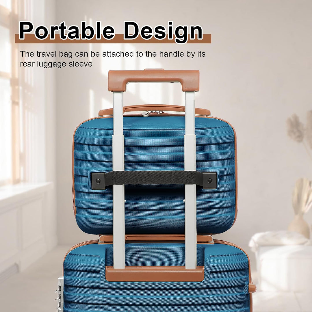 Joyway Kofferset Reisekoffer Set 7tlg Hartschale mit Beautycase Kosmetikkoffe mit 4 Rollen und TSA-S