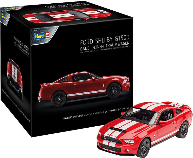 Revell Adventskalender Ford Shelby GT 01031 I Adventkalender zum Basteln I Adventskalender für Jung