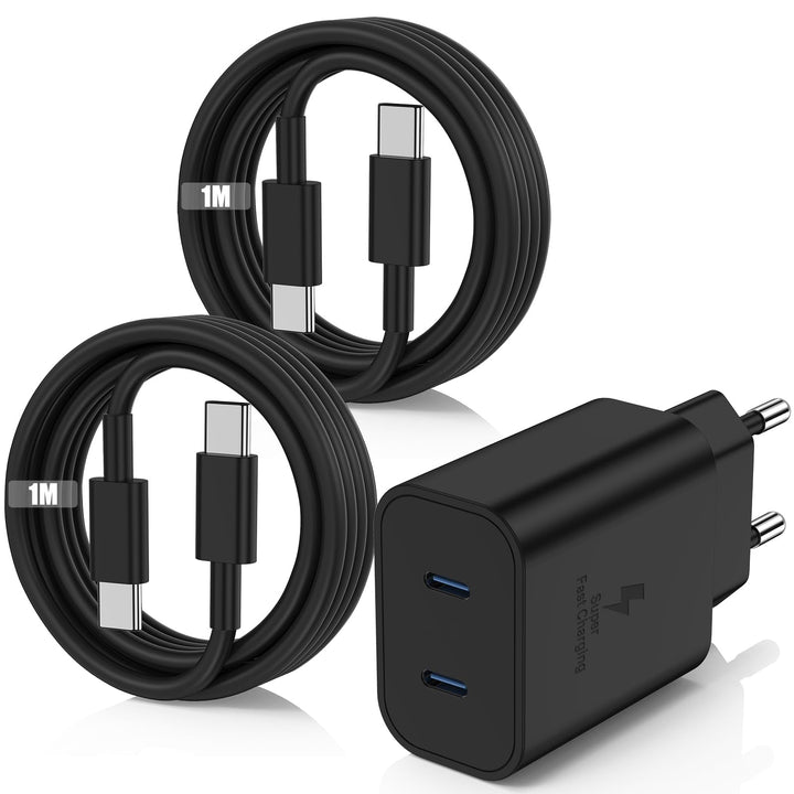 Essri 45W USB C Ladegerät Schnellladegerät für Galaxy S25 S24 S23 S22 S21 Ultra,Usb C Schnellladekab