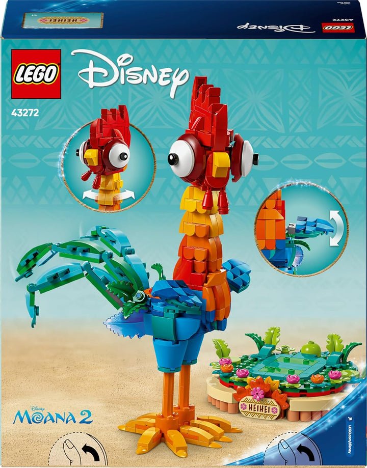 LEGO ǀ Disney Vaiana 2 Heihei - Spielset mit baubarer Tierfigur - Bauspielzeug für Filmfans - Fantas