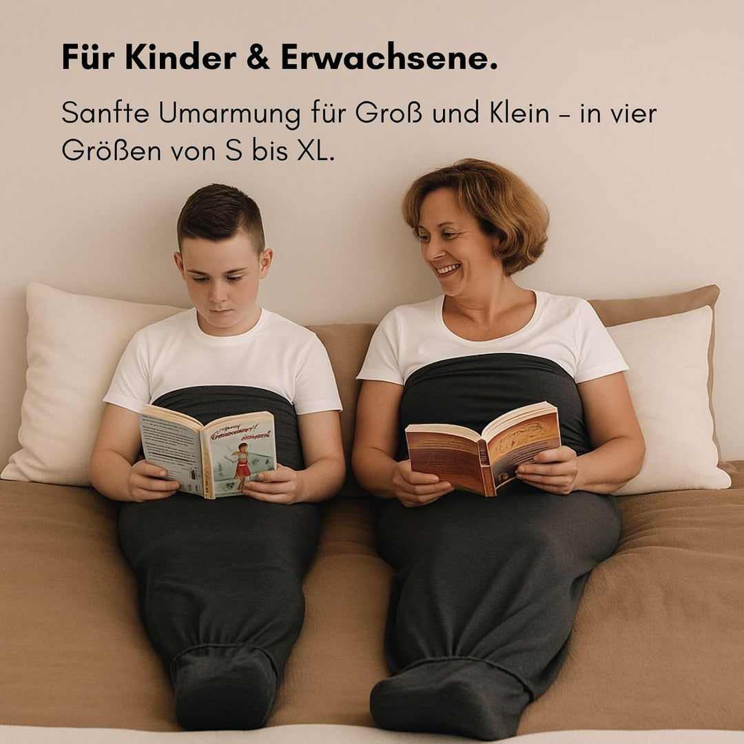 Rivello Schlafdecke Somnia – Sanfte Kompression wie eine Umarmung | Ultraleicht & atmungsaktiv | Alt