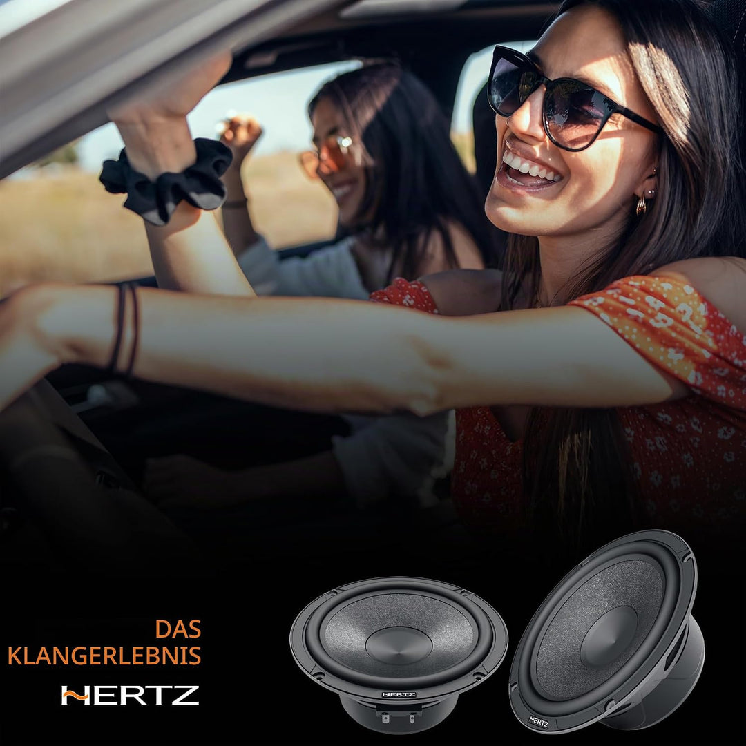 HERTZ Auto 165mm/16,5cm Tiefton/Woofer-Set Lautsprecher/Boxen Cento C165 Single, Single