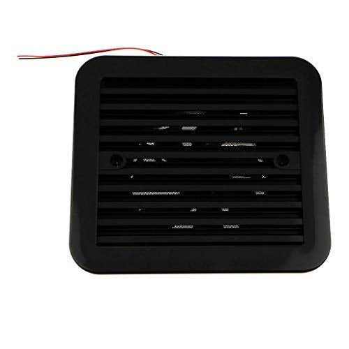 MASO 12 V Einweg Ventilator, geräuscharm seitlicher Abluftanschluss Lüftungsventilator für Auto Wohn
