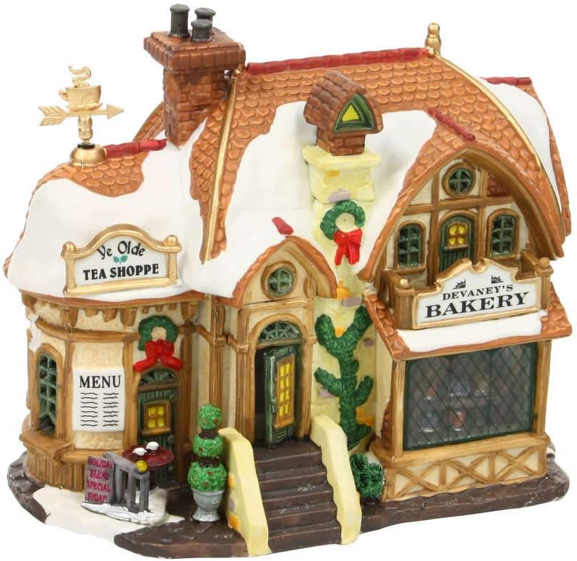 Lemax Devaney's Bakery - 18,9cmx14,3cmx10,7cm - Beleuchtete Bäckerei - LED - Porzellan