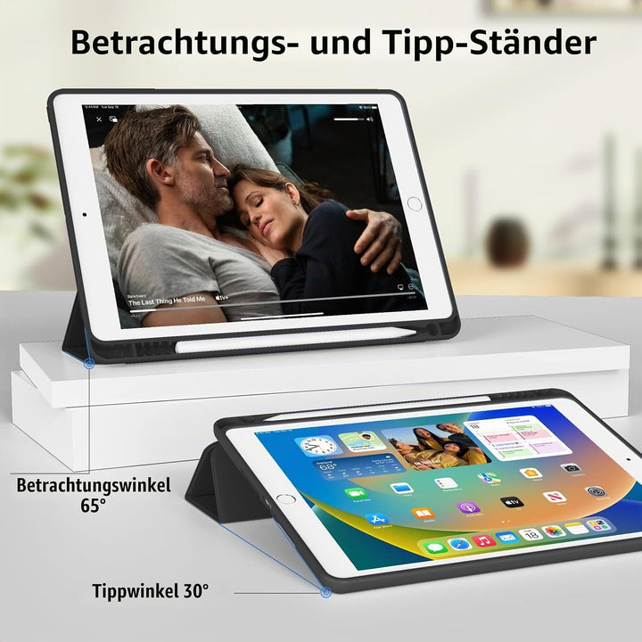 Tastatur Hülle für iPad Pro 11" 4.Gen 2022/3.Gen 2021/2.Gen 2020 mit Pencil Halter,red-3, red-3