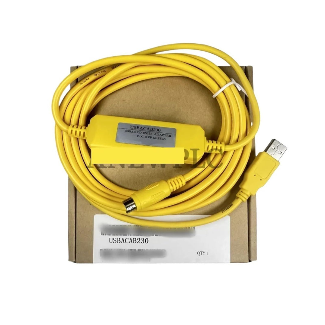1 Stück USBACAB230 USB-ACAB230 USB-DVP USB zu RS232 DVP ES/EX/EH Serie SPS-Sensor(Usbacab230), Usbac