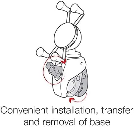 Ram-Mount Mount, RAM-HOL-UN7-400U, Handy-Halterung fürs Motorrad, schwarz
