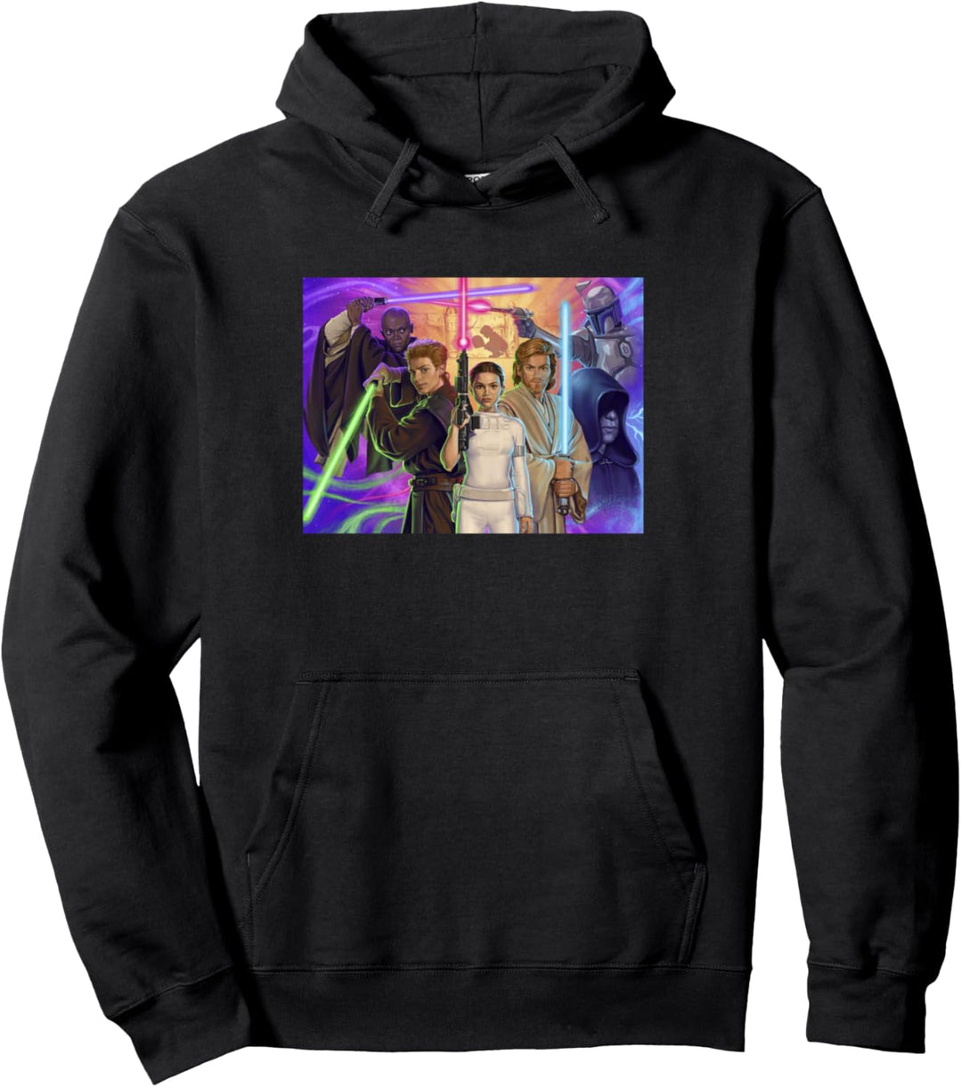Star Wars: Angriff der Klonkrieger Exklusive Gruppenillustration Pullover Hoodie