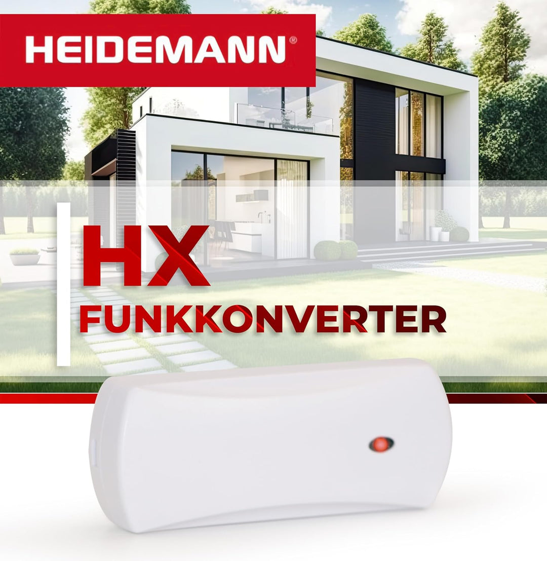 HEIDEMANN Funkkonverter HX - Erweiterung der Türklingel - HX Haustürklingel Repeater - weiss