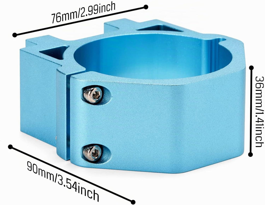 Aluminium CNC Spindelhalterung mit 65mm Durchmesser, Spindelhalterung für Genmitsu 3020 PRO MAX V2 &