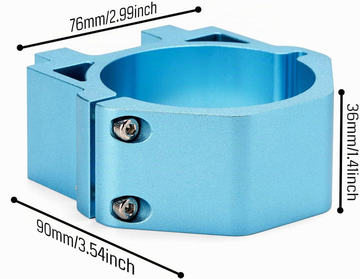 Aluminium CNC Spindelhalterung mit 65mm Durchmesser, Spindelhalterung für Genmitsu 3020 PRO MAX V2 &