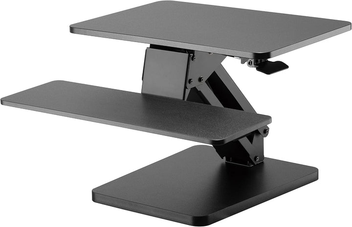 UPdesk One - Schreibtischaufsatz höhenverstellbar für Laptop & PC - Schreibtischerhöhung - Stehpulta