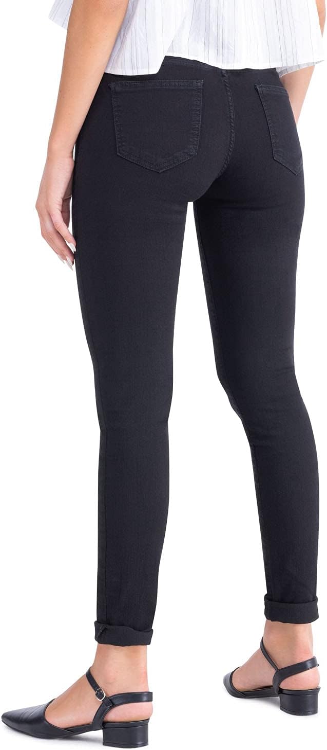 MAMAJEANS Milano - Umstandsmode Jeans Damen Skinny Fit Jeggings, Mit Band Für die gesamte Schwangers
