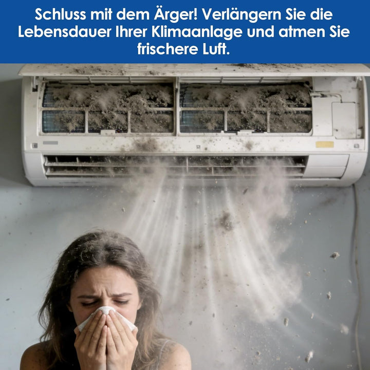 Klimaanlagen-Wartungsset (Dunkelblau, Typ E 51 bis 85 cm) Dunkelblau Typ E 51 bis 85 cm, Dunkelblau