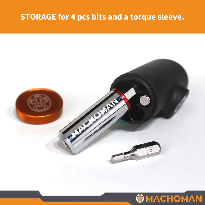 MACHOMAN TQS006-MC4 Werkzeugset mit fester Drehmomenthülse, 6 Stück (4 Nm), präzise +/- 5%, geeignet