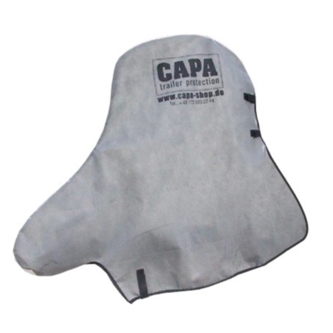 CAPA Deichselschutzhaube BC-01 Grau für PKW-Anhänger – Wasserabweisende Allwetter Abdeckung für Deic