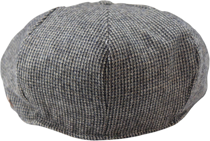TruClothing.com Herren 8 Panel Razor Baker Boy Hut Woll-Tweed Shelby Newsboy Schiebermütze S-M Grau,