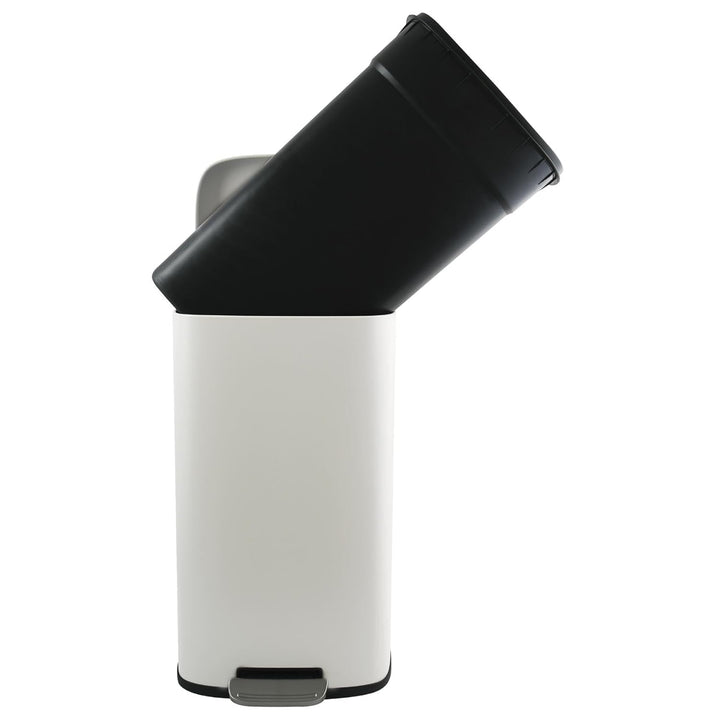 Spirella Mülleimer, Abfalleimer, Treteimer für die Küche, 50 Liter, Softclose, Inneneimer aus Kunsts