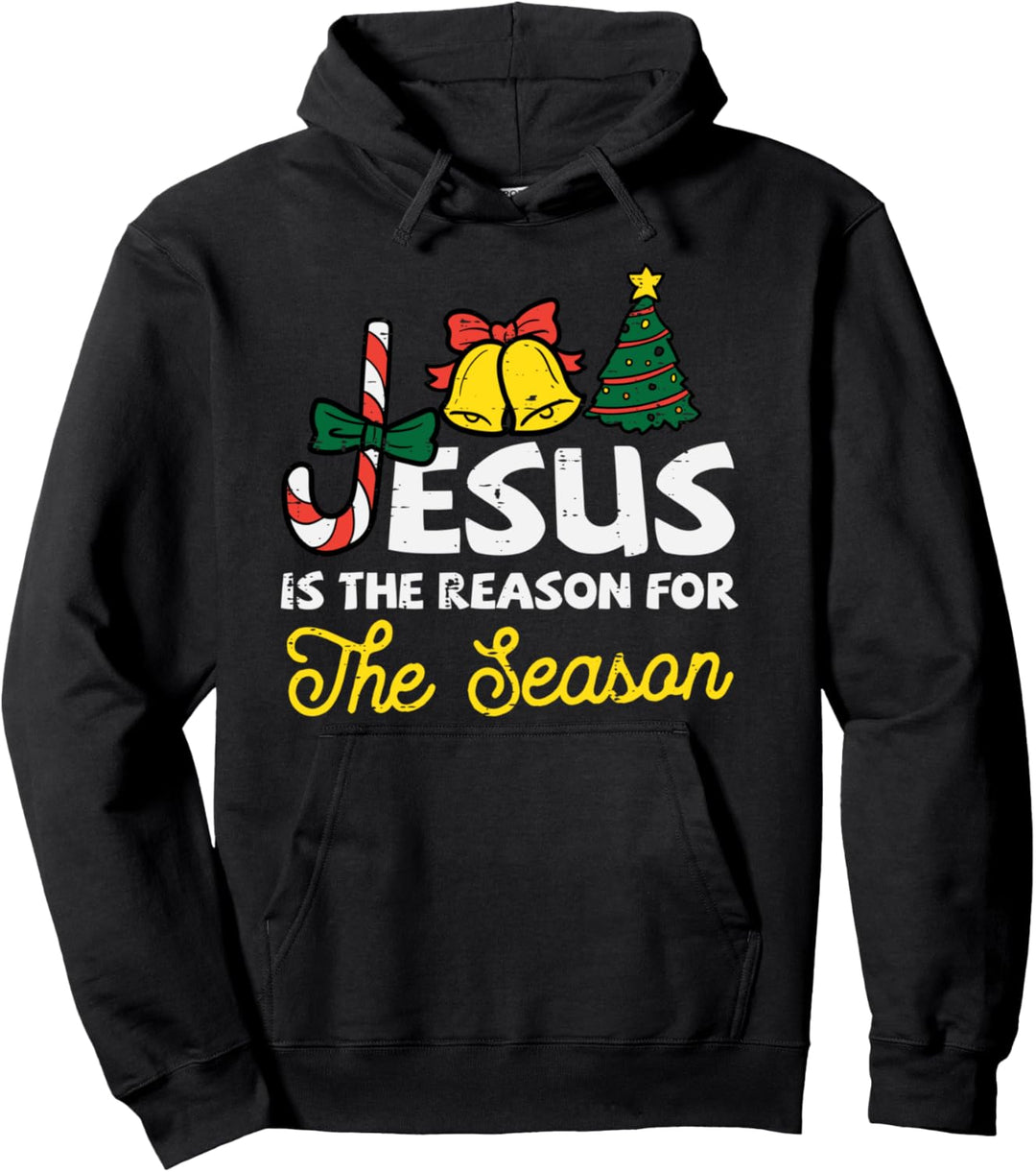 Jesus Grund für die Saison Christian God Christmas PJs Frauen Pullover Hoodie