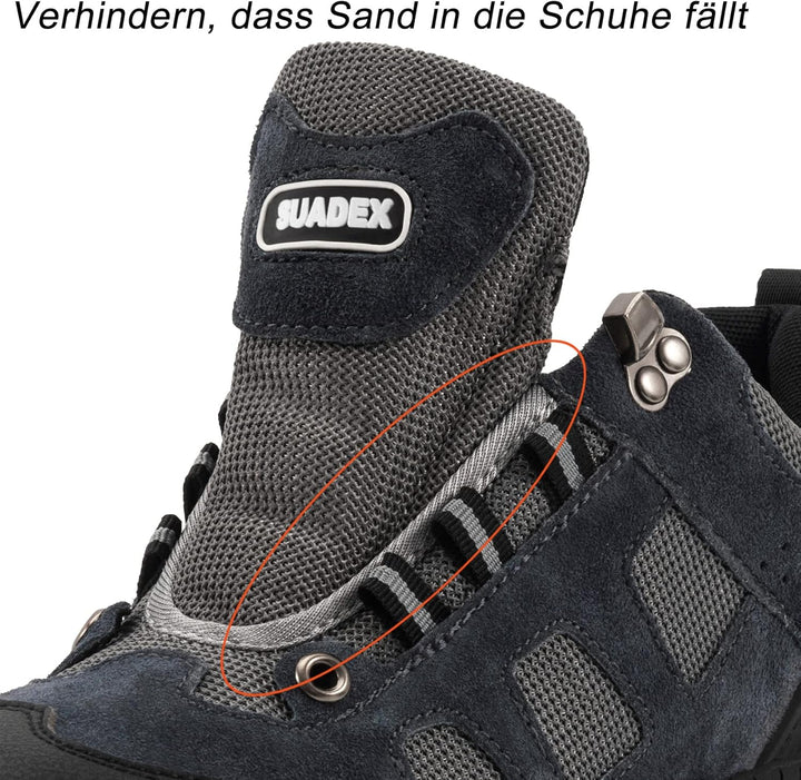 SUADEX Sicherheitsschuhe Arbeitsschuhe Herren Damen Leicht Arbeitsschutzschuhe Stahlkappenschuhe Atm