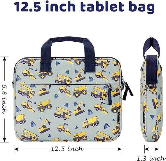 Choco Mocha 12.5 Zoll Kinder Tablet Tasche, Tablet Tasche Hülle für Fire HD 10 8, Fire 10 8 iPad, Ki