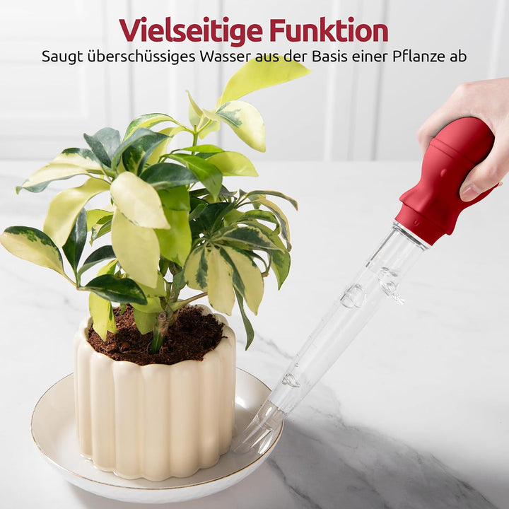 U-Taste 109℃ Hitzebeständige Grosse Abgewinkelte Bratenspritze Tritan Putenfleisch-Fettpipette mit S