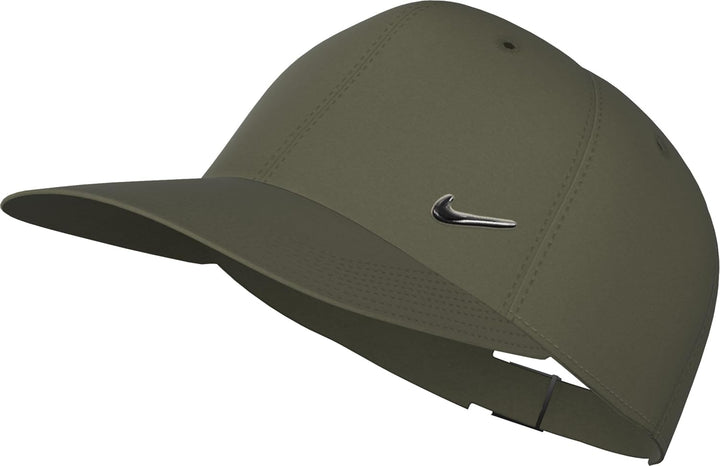 Nike Herren Baseballkappe Df Club S-M Medium Olive/Metallic Silver, S-M Medium Olive/Metallic Silver