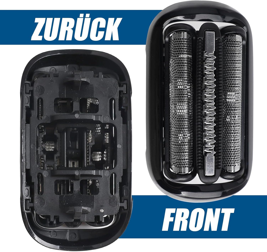 2PCS Ersatzkopf für Braun Series 5 53B Elektrorasierer – Einfaches Anbringen, sanfte Rasur, kompatib