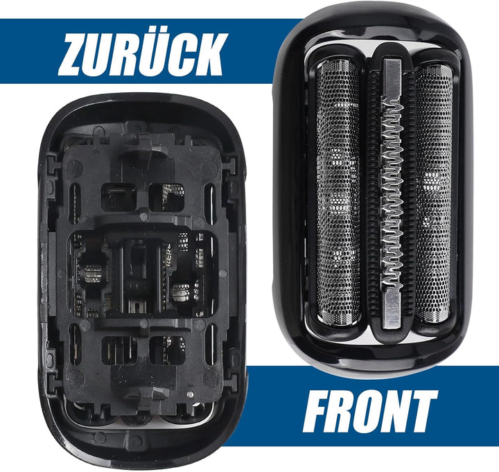2PCS Ersatzkopf für Braun Series 5 53B Elektrorasierer – Einfaches Anbringen, sanfte Rasur, kompatib