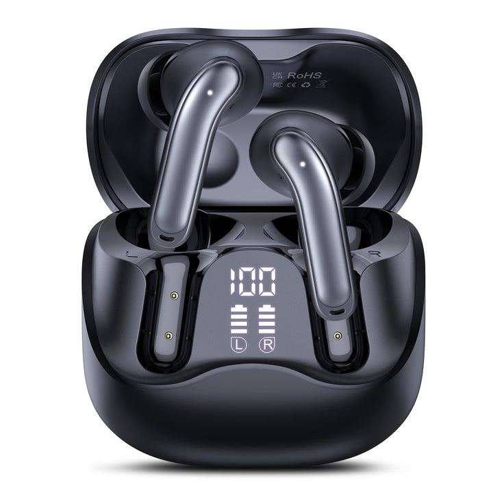 Bluetooth Kopfhörer mit Hybride Aktive Geräuschunterdrückung, In Ear Kopfhörer Kabellos Bluetooth 5.