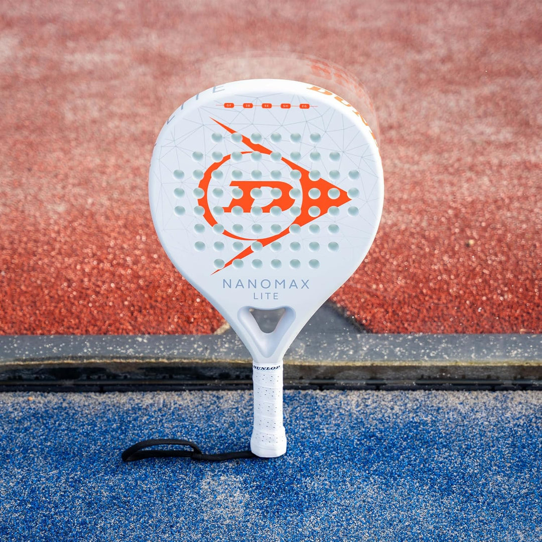 Dunlop Padel Bat Nanomax – Hybridform, Graphit-Rahmen, Medium-Balance Lite, Lite