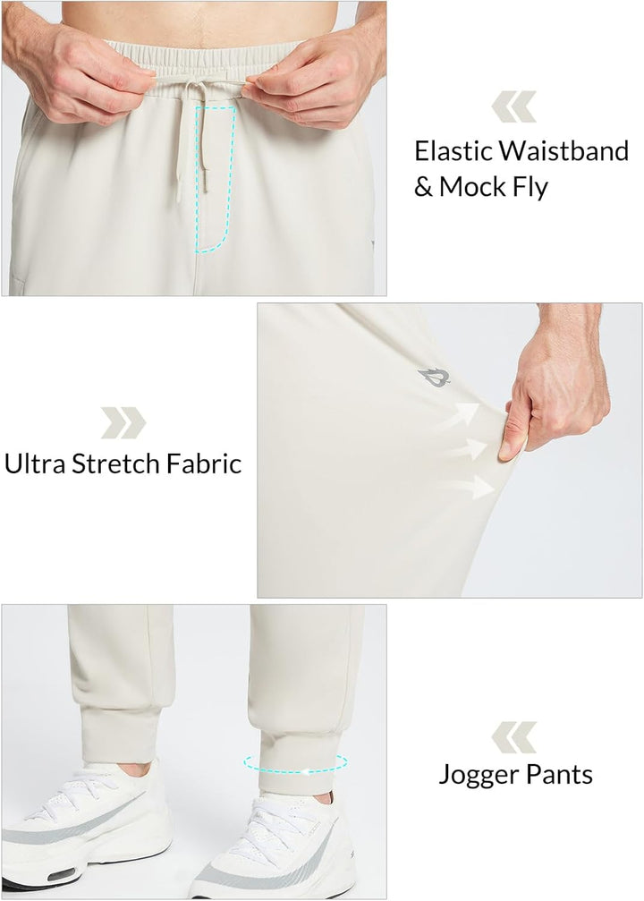 baleaf Herren Fleeced Hose wasserdicht Jogginghose warm Golf Wandern Winter Arbeitshose mit Taschen