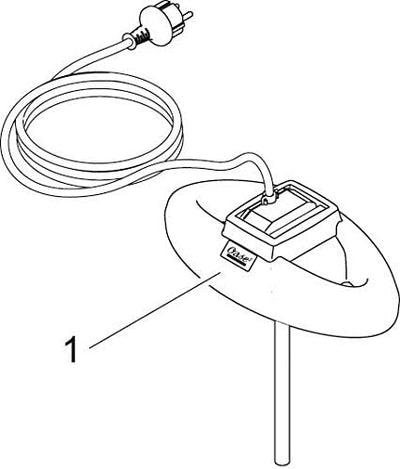 OASE 51230 IceFree Thermo 200 W - Eisfreihalter | Schwimmkörper im Winter | Garten-, Schwimm-, Fisch