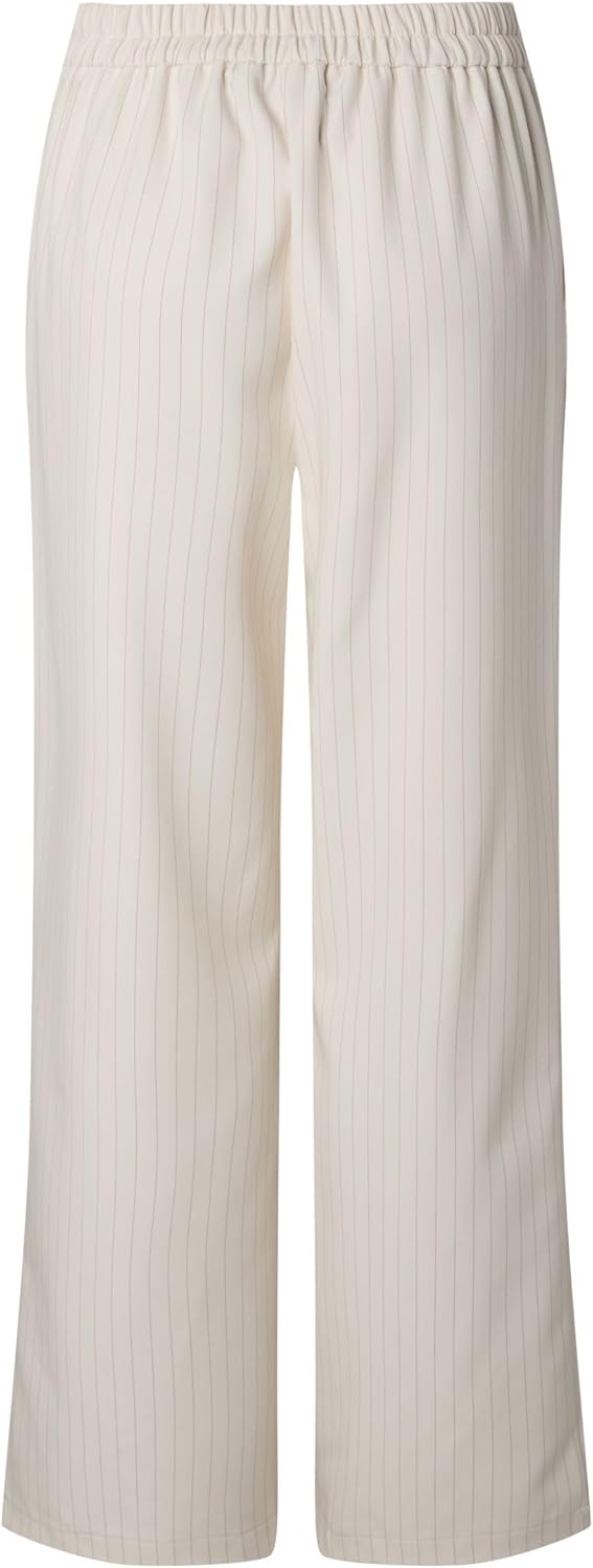 PIECES Female Hose mit weitem Bein PCBOZZY Gestreift S Birch, S Birch