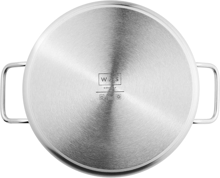 Fleischtopf Cookware 21, Ø 24 cm, Chromnickelstahl 18/10 24 cm Grau, 24 cm Grau