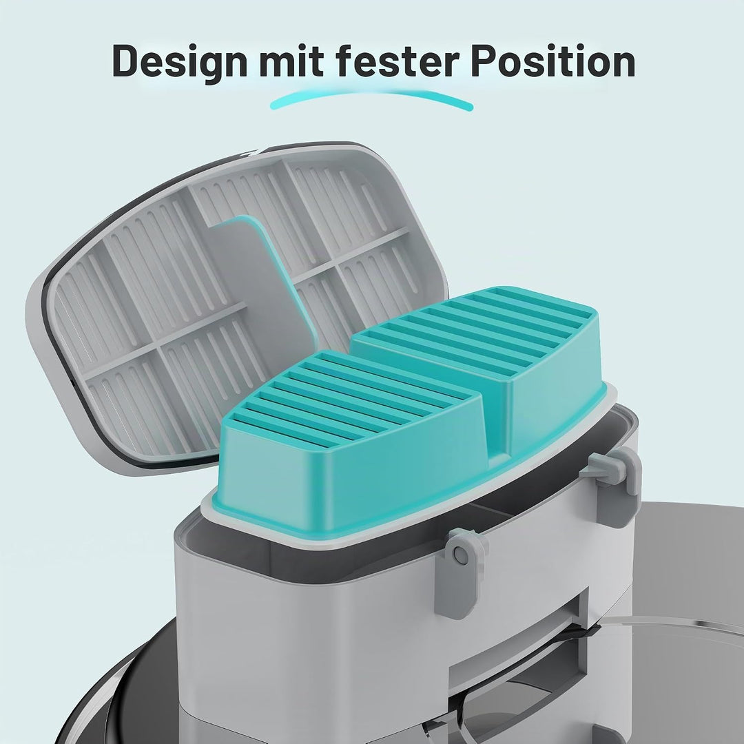 FOFNON 24 Filter für Katzenbrunnen, 12 Stück Filter + 12 Stück Schaumstofffilter für Katzentrinkbrun