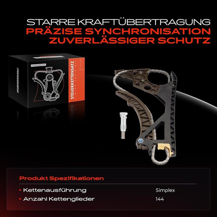 Steuerkettensatz Steuerkette für 1er E81 E87 E88 3er E90 E91 E92 E93 5er E60 E61 Benzin 2006-2013 11