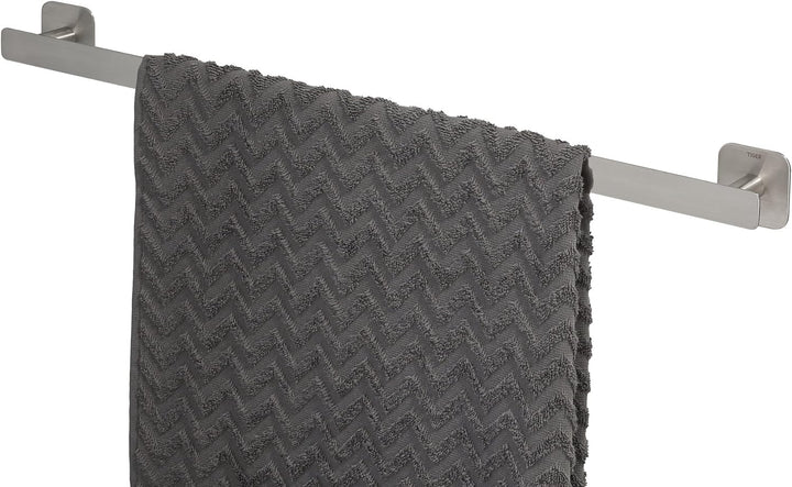 Tiger Colar Handtuchhalter zum Kleben, Edelstahl gebürstet, mit integrierter Klebefolie zur Montage