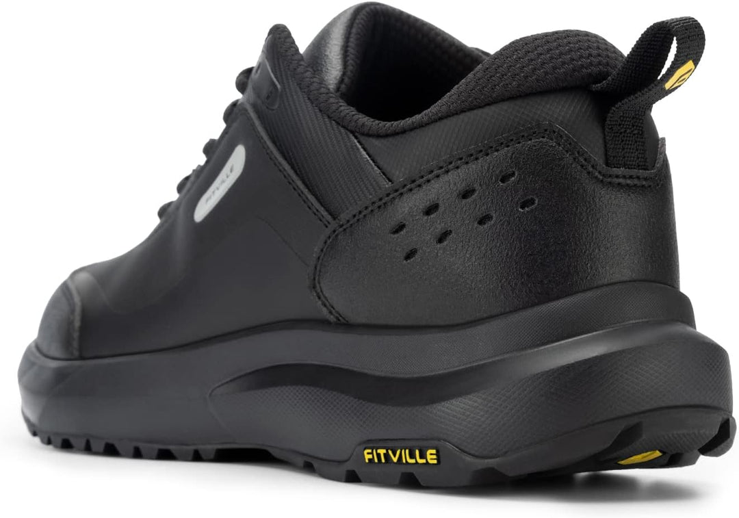 FitVille Extra weit Wanderschuhe Herren Leicht Trekkingschuhe Wasserdicht Outdoor Schuhe mit Fussgew