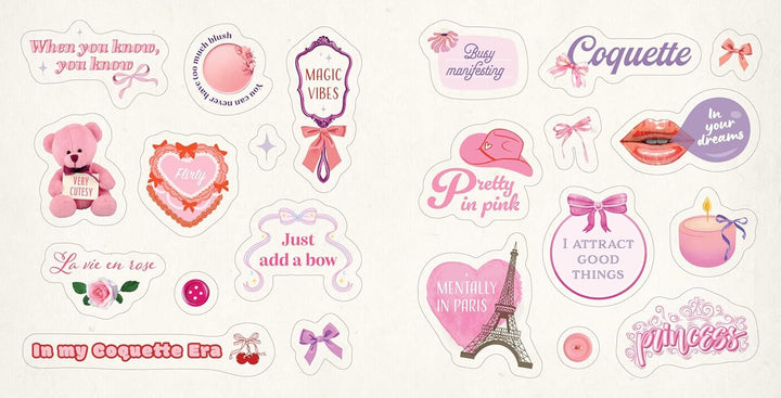 Coquette Stickers: 500+ Frilly, Flirty, and Feminine Stickers to Show Off Your Aesthetic (StickerCor