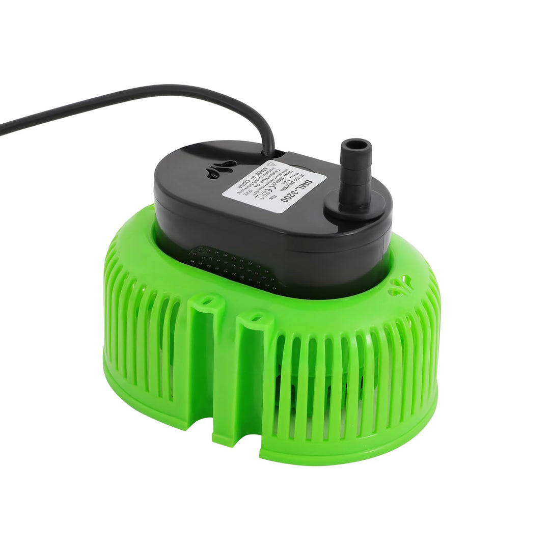 Poolpumpe Poolabdeckungspumpe mit 75W Leistung Leistungsstarke Durchflussrate 3000L/h, 3,2m max Hebe