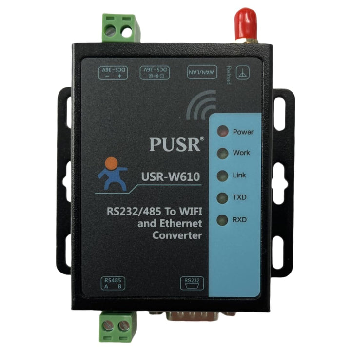 USR-W610 Wireless Converter Serial to WiFi Ethernet Converter RS485/RS232 WiFi Serial Server Support