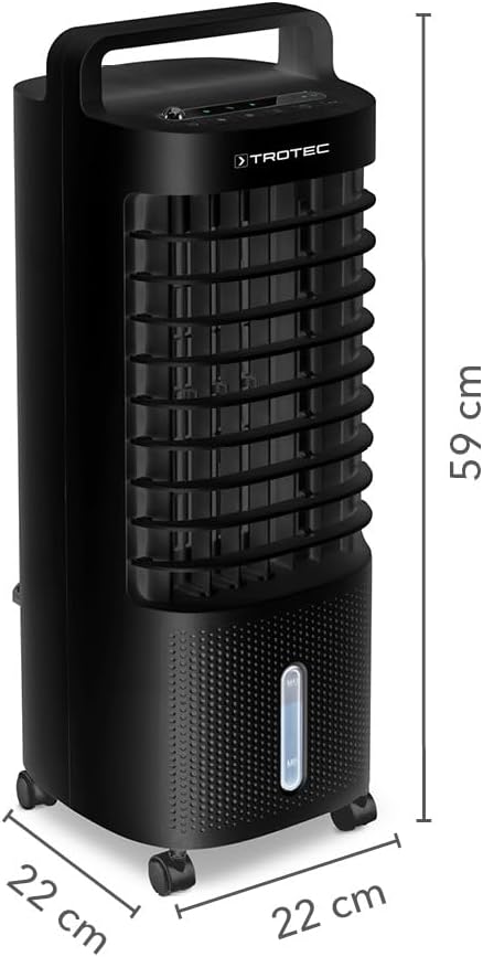 TROTEC Luftkühler mit Wasserkühlung PAE 11 B - Mobiler 3-in-1 Aircooler, 3 Gebläsestufen, Raumgrösse