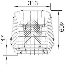 Blanco 507829 Plate, Silber, x